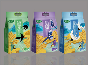 綠牧嶺大米農(nóng)產(chǎn)品包裝設(shè)計(jì)